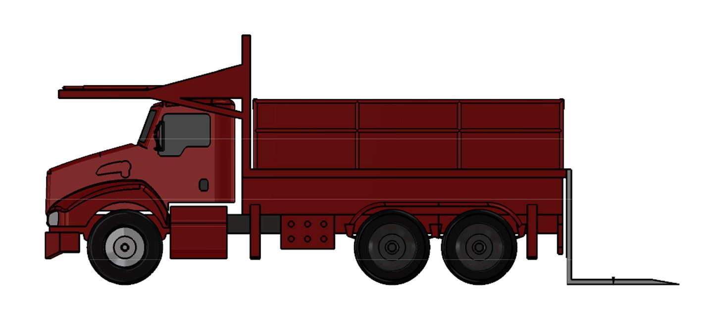 J-100PF/35 : Camion plateforme J-100PF/35