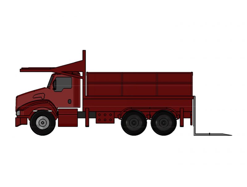 Camion plateforme J-100PF/35