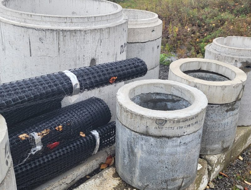 Matériaux de construction pour infrastructure et drainage